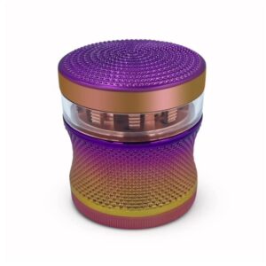 EXPLISH Spice Grinder (Purple) 2.5 inch with transparent window