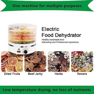 Bestfrog Food Dehydrator Machine Dehydrators For Food And Jerky 5 Trays Adjustable Temperature Control Multi-Funtional Dryer For Preserve Jerky, Fruits, Vegetables, Meat, Herbs, Flowers, Dog Treats