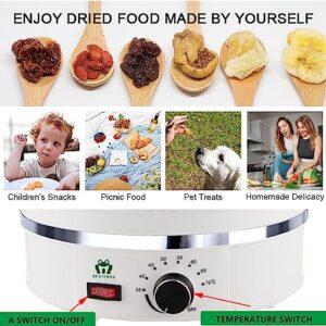 Bestfrog Food Dehydrator Machine Dehydrators For Food And Jerky 5 Trays Adjustable Temperature Control Multi-Funtional Dryer For Preserve Jerky, Fruits, Vegetables, Meat, Herbs, Flowers, Dog Treats