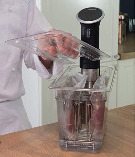 LIPAVI C5L-AP Lid for LIPAVI C5 Sous Vide Container, with cut-out for the Anova Precision immersion circulator