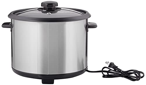 Brentwood Rice Cooker, 10-Cup, Stainless Steel