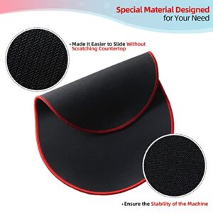 Mixer Slider Mat for Kitchenaid 5-8 Qt Bowl Lift Stand Mixer, SUITMAT Rubber Mover Moving Matting for Kitchenaid Professional Series, Black