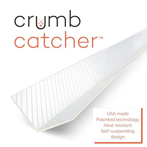 The Crumb Catcher - Stove Gap Filler - Prevent Crumbs and Other Countertop Debris From Falling in the Gap - Ideal for Between Counter, Stovetop, and Oven (2-pack)