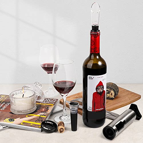 Wine Opener Multifunctional Corkscrew Bottle Opener (5 in 1)