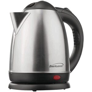 brentwood kt-1780 1.5l stainless steel cordless electric kettle,silver