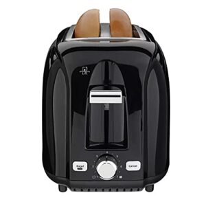 sunbeam black 2 slice toaster with frozen feature