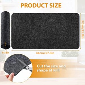 Heat Resistant Air Fryer Mat, 2PCS Kitchen Countertop Heat Protector Mat, Non Slip Appliance Slider Aid Pad for Air Fryer, Coffee Maker, Blender,Toaster, 17.3” x 11.8”