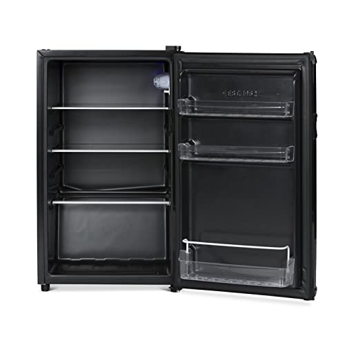 Marshall MF3.2 MF32BLKNA 3.2 Cubic-Foot Medium-Capacity Bar Fridge, Black