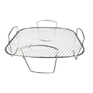 Air Fryer Rack Air Fryer Accessories Set Air Fryer Rack for Air Fryer 304 Stainless Steel Food Dehydrator Rack Toast Rack Grill, Airfryer Accessories, Fryer Basket