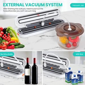 Vacuum Sealer|Food Saver Vacuum Sealer Machine|Vacuum Sealer Machine|Automatic Air Sealing System For Food Storage Dry And Moist Food Modes|120Kpa Super Suction