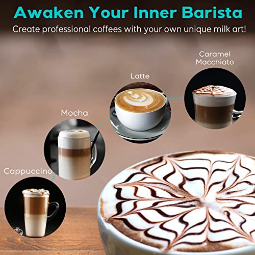 20 Bar Espresso Machine, Compact Espresso Maker with Milk Frother Wand, Professional Espresso Coffee Machine and Cappuccino Machine With 50 Oz Removable Water Tank for Cappuccino, Latte and Barista