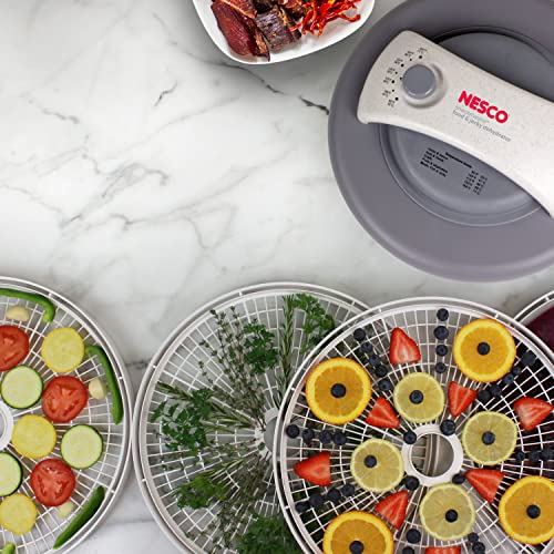 Nesco FD-61 Snackmaster Encore Food Dehydrator for Great Jerky and Snacks, 4 Trays, Gray