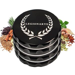 LEGIONARYS Spice & Herb Manual Grinder 2.4” – Durable and Easy Grip Herb Grinder