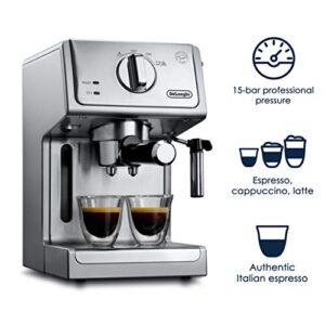 De'Longhi ECP3620 15 Bar Espresso Cappuccino Machine, Silver