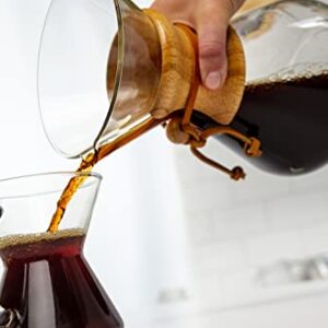 Chemex Pour-Over Glass Coffeemaker - Hand Blown Series - 3-Cup - Exclusive Packaging