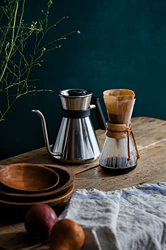 Chemex Pour-Over Glass Coffeemaker - Hand Blown Series - 3-Cup - Exclusive Packaging