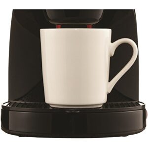 Brentwood TS-112W Coffee Maker with Ceramic Mug, Single Serve, White