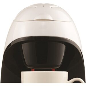 Brentwood TS-112W Coffee Maker with Ceramic Mug, Single Serve, White