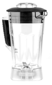cleanblend classic blender, personal blender for shakes and smoothies, high-power smoothie blender, blender for juice, soups, 1800-watt 3-horsepower motor, stainless steel blades, 64-ounce pitcher