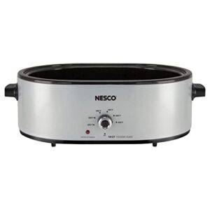 Nesco MWR18-47 Electric Roaster, standard, Silver