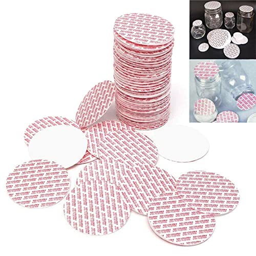 NANSHINE 500pcs Pressure Activated Seals Cap Liners Red 24mm/ 0.94" Foam Sealing inserts for Glass & Plastic Jar Bottles Containers No Induction Sealer Needed