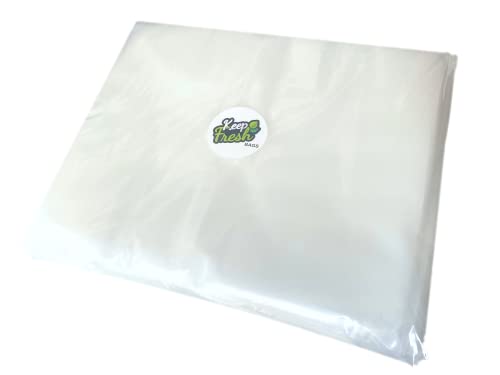 Keep Fresh Bags Vacuum Sealer Storage Bags (15” x 18”, 100 Count), 3.5mil Large Food Size Bags for Freezer, Sous Vide, or Bulk Storing, SF1518