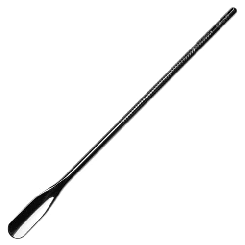 KRUVE Coffee Brew Stick, Use To Agitate Grounds During The Brew Process When Making Pour Over, French Press Or Other Brew Method, 8.6 inch Stainless Steel (Black)