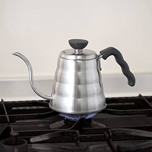 Hario V60 "Buono" Gooseneck Coffee Kettle, 700ml, Stainless Steel, Silver