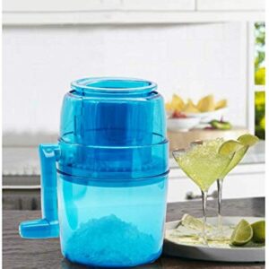 Portable Hand Crank Ice，Ice Chopper Mini Portable Ice Machine Domestic Ice Crusher for Children