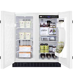 5.4 Cu. Ft. Frost-Free Refrigerator-Freezer, White