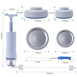 Jar Vacuum Sealer and Accessory Hose Kit Compatible with Foodsaver Vacuum Sealer, Vacuum Sealer for Jars Attachment Vacuum Sealer for Wide Mouth & Regular Mouth Jars