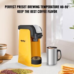 FORDWALT Coffee Maker for Dewalt 20V Max Battery (Battery Not Included), 2 in 1 Portable Single-Serve Brewer for K-Cup Pods and Ground Coffee, Coffee Brewer for Outdoor Camping, Travel, Home