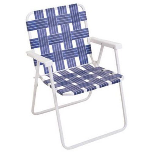 Rio Brands BY055-0138 Web Fold Chair, Blue