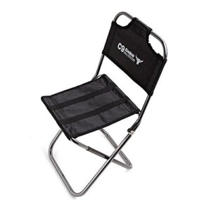 nadalan small outdoor portable mini oxford folding chair aluminum backrest chairs fishing stool camping chair with carry bag