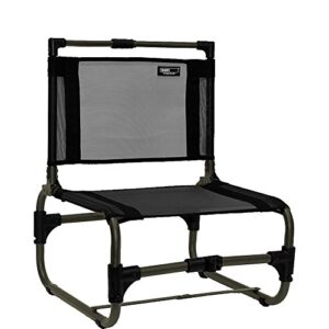 travelchair larry chair aluminum- 169a, low seating, portable chair for outdoor adventures, quick drying mesh fabric, lightweight folding chair with carry bag