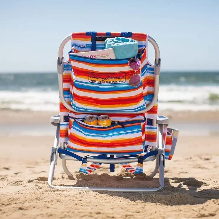 Tommy Bahama Backpack Beach Chair,Aluminum, (Sailfish and Palms)