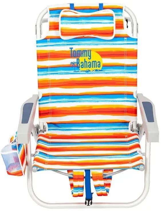 Tommy Bahama Backpack Beach Chair,Aluminum, (Sailfish and Palms)