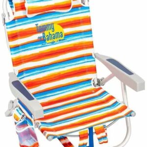 Tommy Bahama Backpack Beach Chair,Aluminum, (Sailfish and Palms)