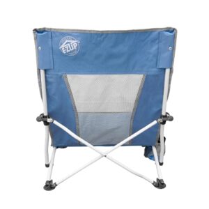 E-Z UP Low Sling Outdoor Folding Chair, Slate Blue