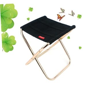 Toddmomy Outdoor Portable Chair Portable Chairs Black Fishing Chair Oxford Cloth Chair Folding Chair Aluminum Alloy Little Outdoor Chair Outdoor Chairs