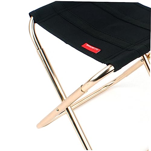 Toddmomy Outdoor Portable Chair Portable Chairs Black Fishing Chair Oxford Cloth Chair Folding Chair Aluminum Alloy Little Outdoor Chair Outdoor Chairs