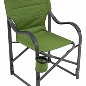 ALPS Mountaineering Camp Chairs for Adults - Comfortable Padded Polyester Fabric Over Sturdy Wide Aluminum/Steel Frame with Tall Back, Folds Flat, Cactus