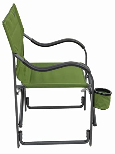 ALPS Mountaineering Camp Chairs for Adults - Comfortable Padded Polyester Fabric Over Sturdy Wide Aluminum/Steel Frame with Tall Back, Folds Flat, Cactus