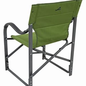 ALPS Mountaineering Camp Chairs for Adults - Comfortable Padded Polyester Fabric Over Sturdy Wide Aluminum/Steel Frame with Tall Back, Folds Flat, Cactus