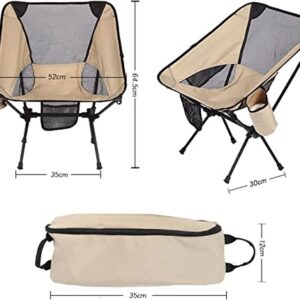 UTOQIA Camping Chair Camp Chair Outdoor Aluminum Alloy Folding Chair Portable Beach Ultralight Fishing Stool Lightweight Compact Camping Backpack Chairs Folding Chairs Outdoor Fishing Chair