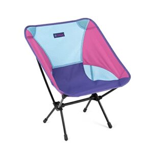 helinox chair one original lightweight, compact, collapsible camping chair, multi block '23