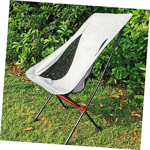 BESPORTBLE 1pc Aluminum Alloy Moon Chair Barstool Chairs Portable Folding Chairs Foldable Chairs Outdoor Camping Chair Foldable Portable Beach Chair Back Support Camping Chair Beach Stool