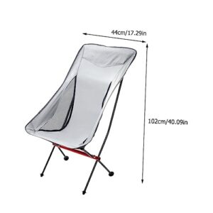 BESPORTBLE 1pc Aluminum Alloy Moon Chair Barstool Chairs Portable Folding Chairs Foldable Chairs Outdoor Camping Chair Foldable Portable Beach Chair Back Support Camping Chair Beach Stool