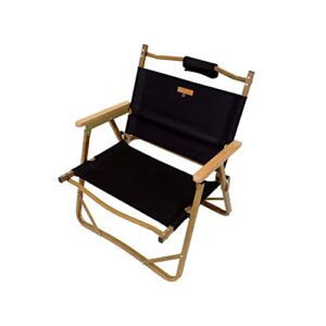 スモア(s'more) alumi folding armchair chair, free, black