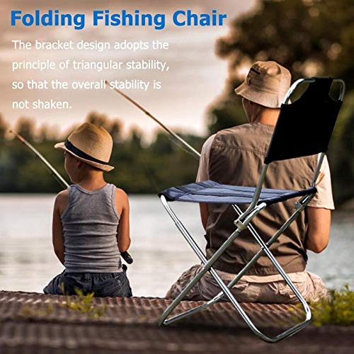 CHENGHUIXIN Outdoor Folding Chair Aluminum Alloy Fishing Camping Chair BBQ Stool Folding Stool Portable Picnic Travel Chair